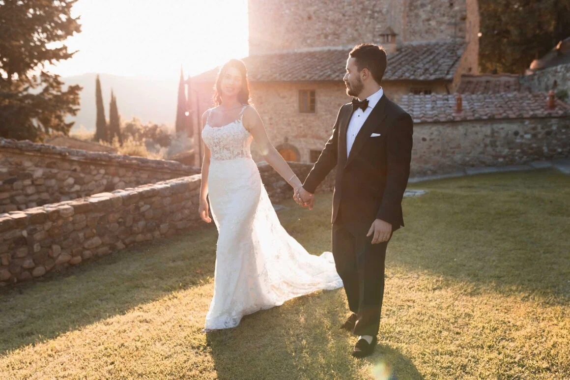 Sunset photoshoot Tuscany
