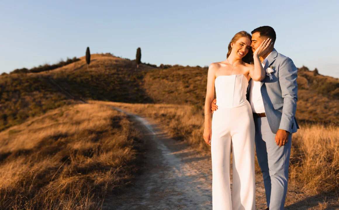 Golden Hour wedding photoshoot
